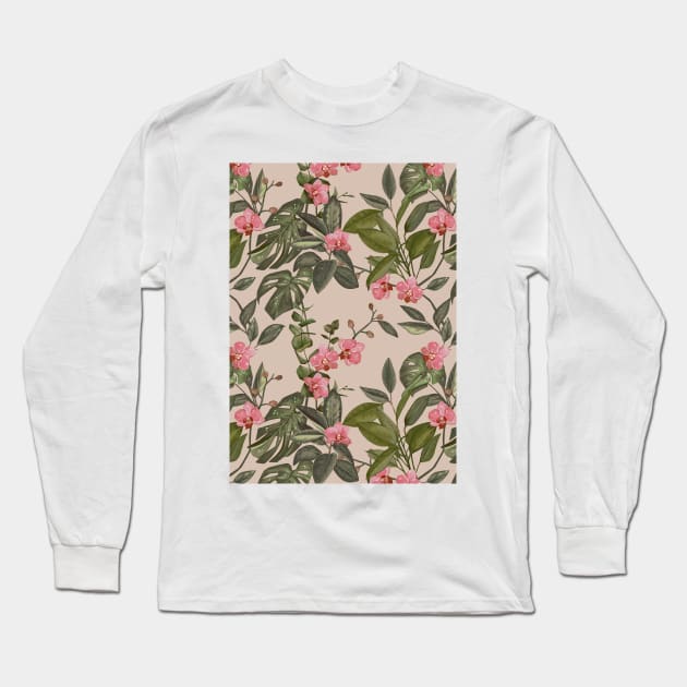 orchid Long Sleeve T-Shirt by Levitan's cozy house